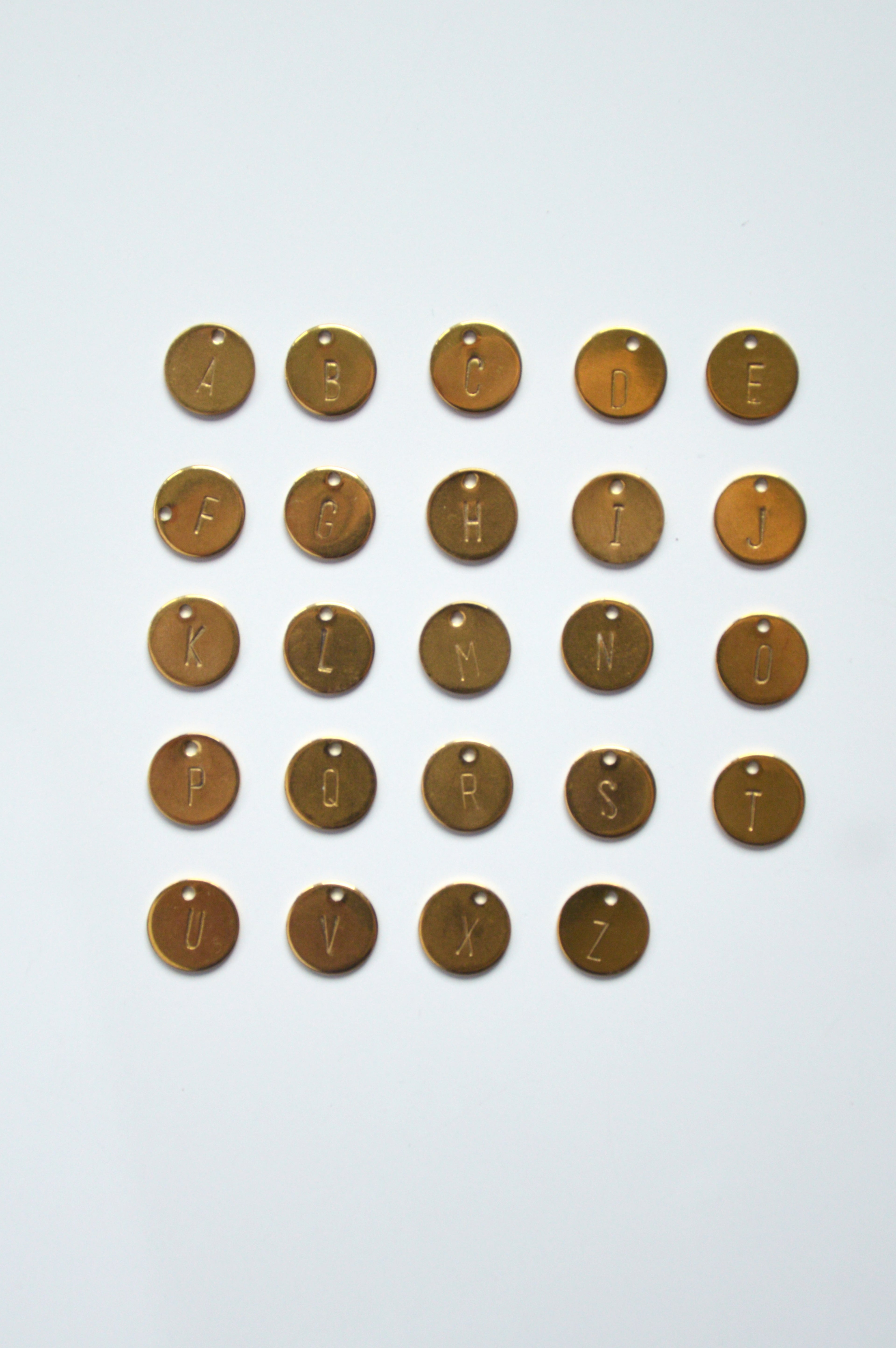 Pendentes Letras Handmade