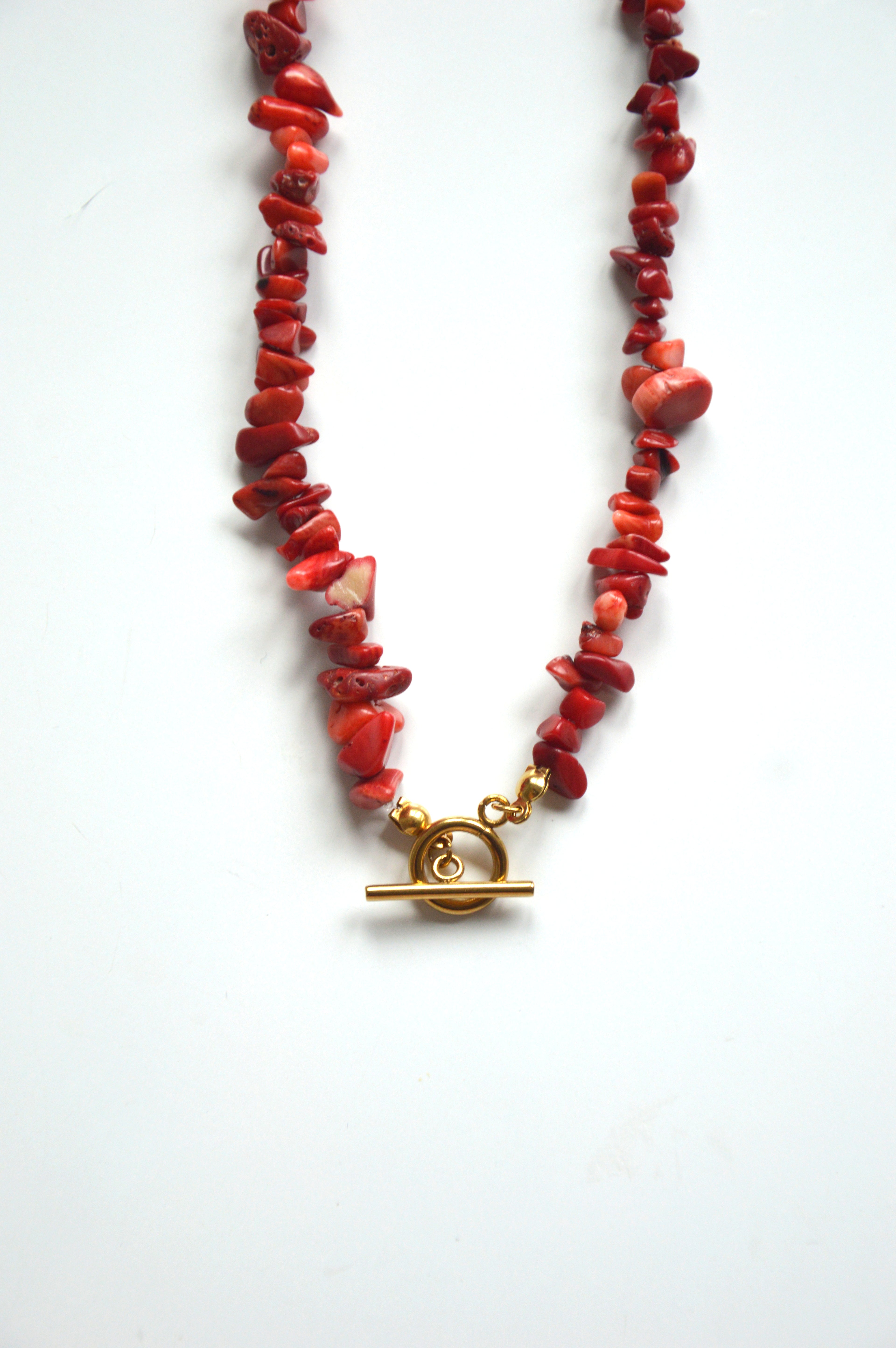 Colar Coral Vermelho