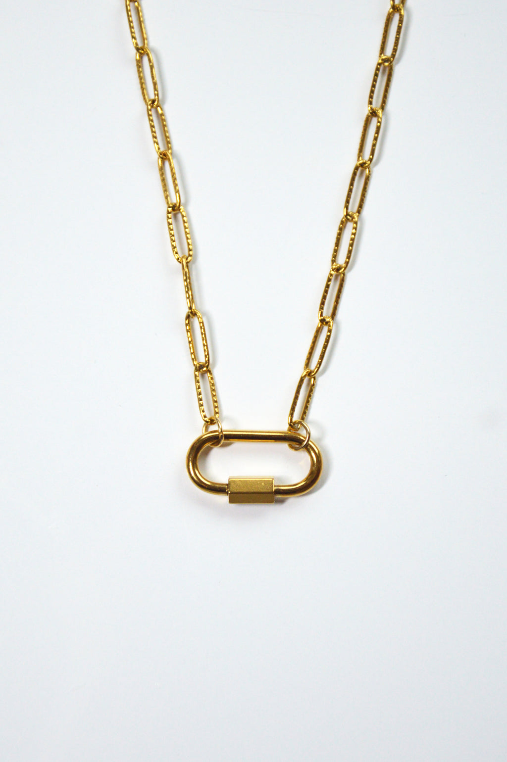 Corrente com fecho oval